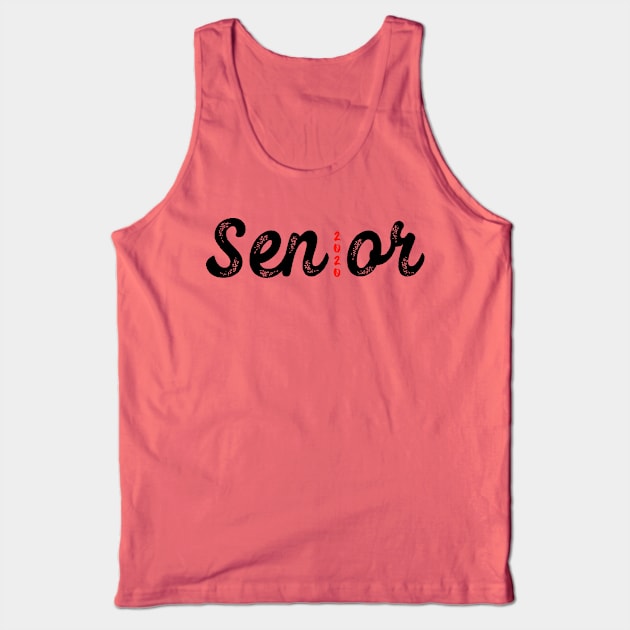 Senior 2020 Quarantine Tank Top by UnderDesign